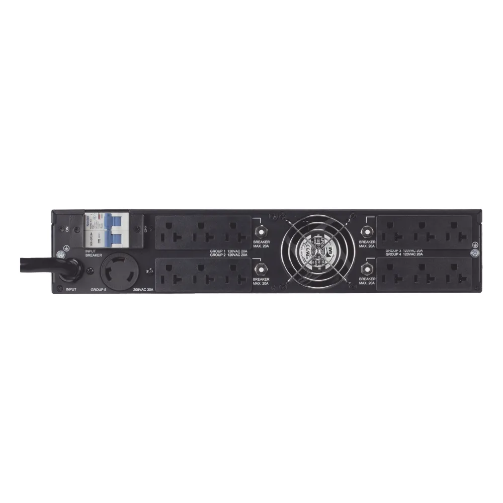 Transformador Reductor de 208 Vca a 120 Vca, Con Entrada NEMA L6-30P, 1 Salida L3-30R y 12 Salidas 5-20R, Recomendado Para UPS de Panduit – vista 5