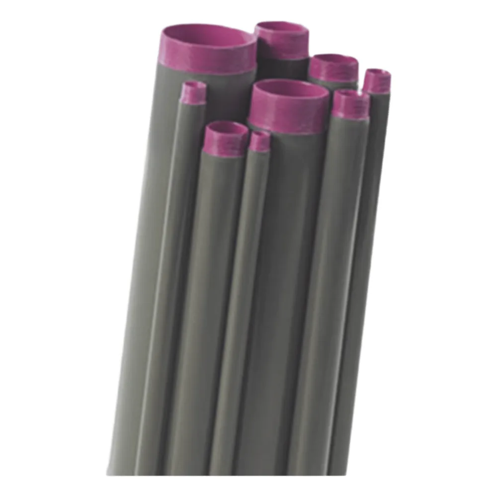 Tubo Conduit rígido de aluminio de 3/4” (19 mm) con recubrimiento de PVC de 3.05 m con cople.
