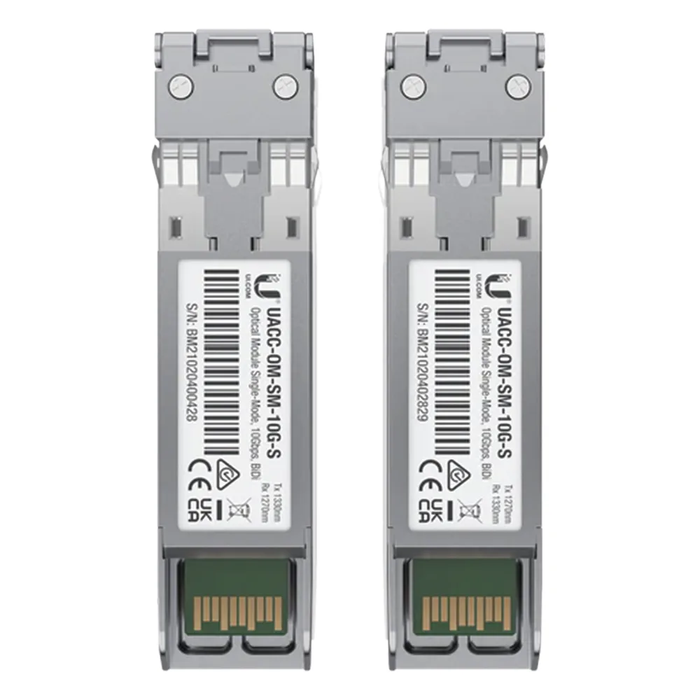 UFiber Módulo SFP+, transceptor MiniGibic MonoModo 10 Gbps, distancia 10 km, un conector LC. Incluye 2 piezas – vista 3