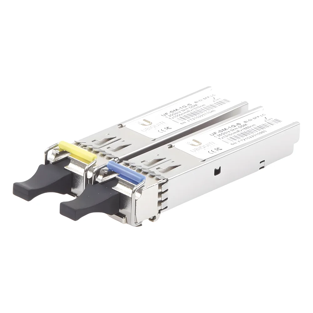 UFiber Módulo SFP, transceptor MiniGibic MonoModo 1.25 Gbps, distancia 3km, un conector LC, incluye 2 tranceptores – vista 2