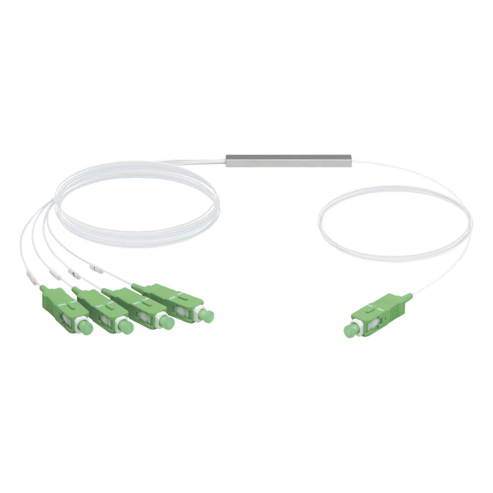 UFiber Splitter (Divisor Óptico) PLC 1 x 4, con conectores SC/APC