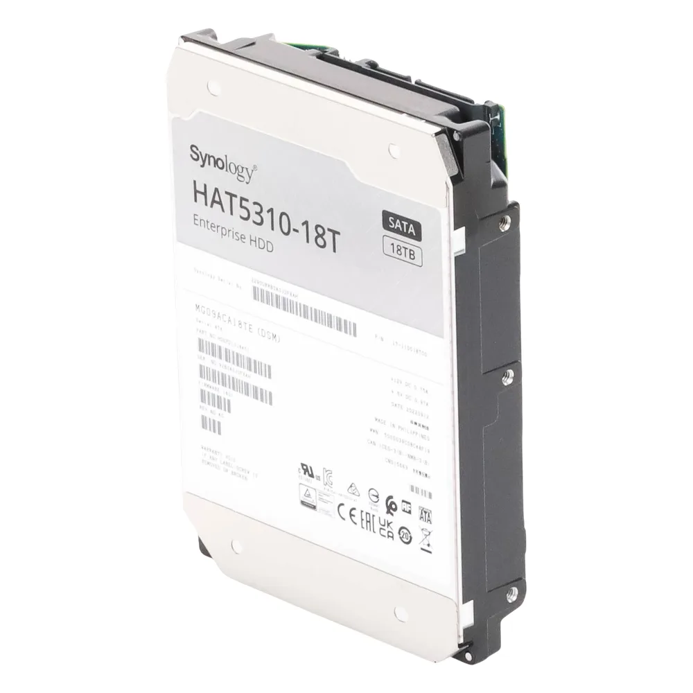 Unidades de almacenamiento empresariales / Disco duro 18TB / 7200RPM / NAS SYNOLOGY – vista 5
