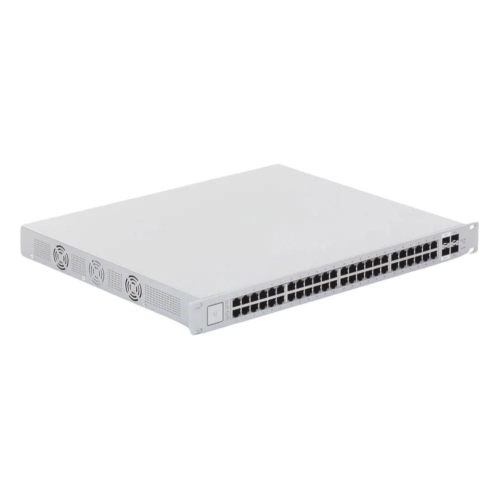 UniFi Switch PoE+/ Pasivo 24V, Administrable de 48 puertos 10/100/1000 Mbps, 2 puertos SFP Gigabit , 2 puertos SFP+ 10 G, 500W – vista 5