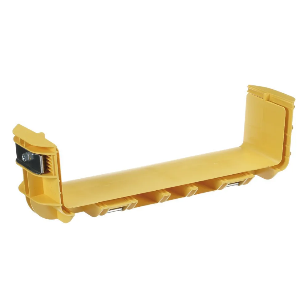 Union Recta "Cople", Para Canaleta FiberRunner™ 12X4, Color Amarillo – vista 2