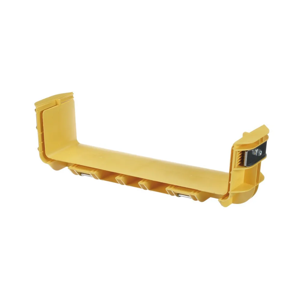 Union Recta "Cople", Para Canaleta FiberRunner™ 12X4, Color Amarillo – vista 3