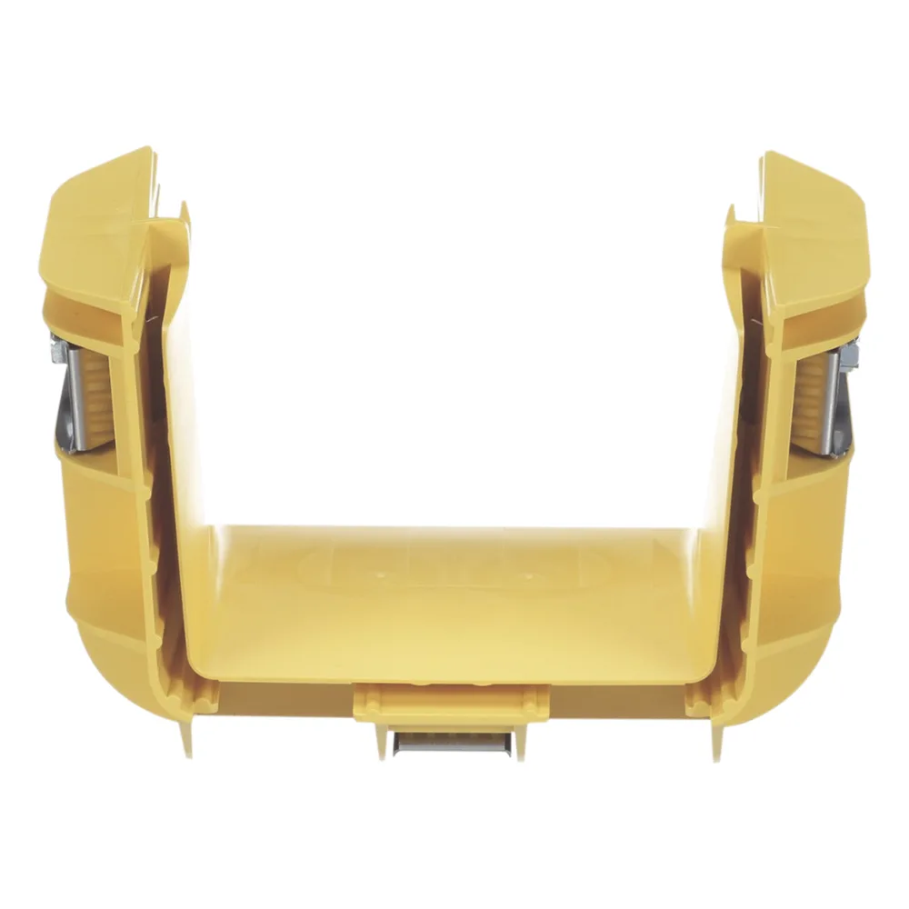 Union Recta "Cople", Para Canaleta FiberRunner™ 4X4, Color Amarillo