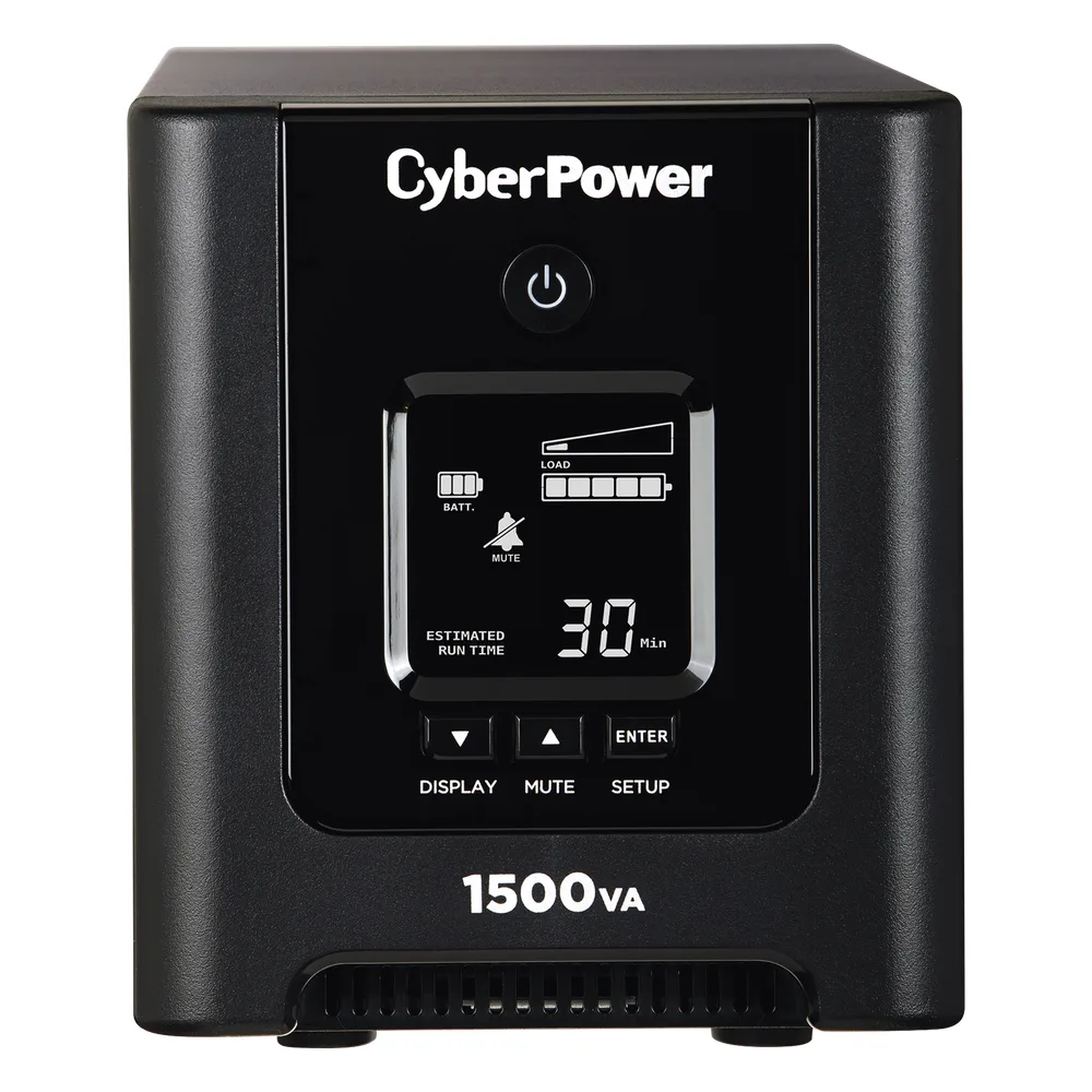 UPS de 1500 VA/1050 W, Topología Línea Interactiva, Entrada 120 Vca NEMA 5-15P, Onda Senoidal Pura, Tipo Mini Torre, Con 8 Tomas NEMA 5-15R