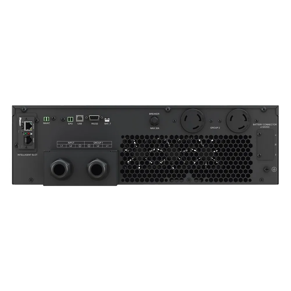 UPS SmartZone de 6000 VA/6000 W, Online Doble Conversión, Entrada 208/240 Vca Con Terminal L1+L2+G, Onda Senoidal Pura, 6 UR, Con 2 Tomas NEMA L6-30R y Terminal L1+L2+G, Incluye Tarjeta de Red y Kit de Rieles – vista 4