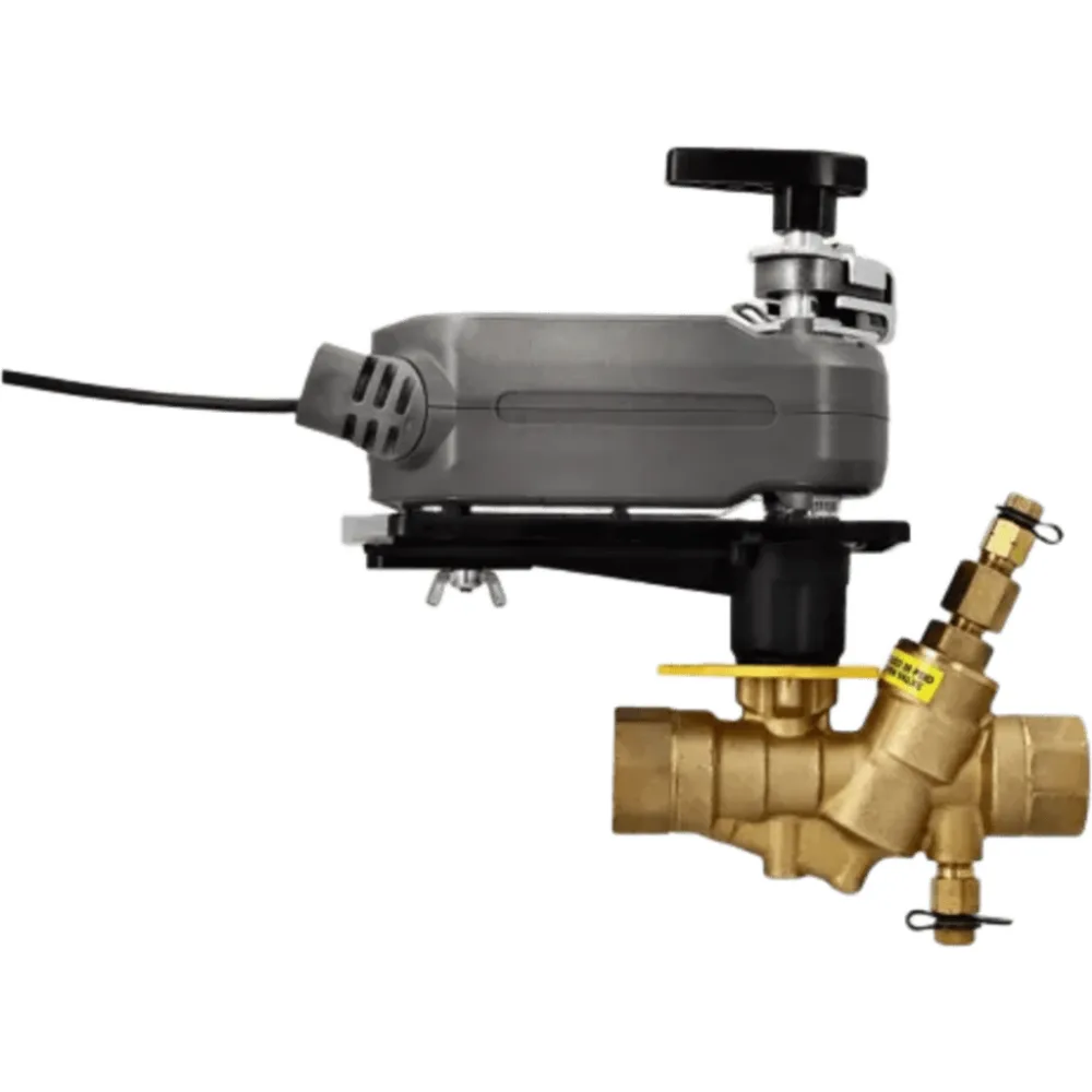 Válvula de control independiente de presión (PICV) de 2 vías, 1 pulgada NPT, modulante, 24 V CA, falla segura abierta para HVAC – vista 3