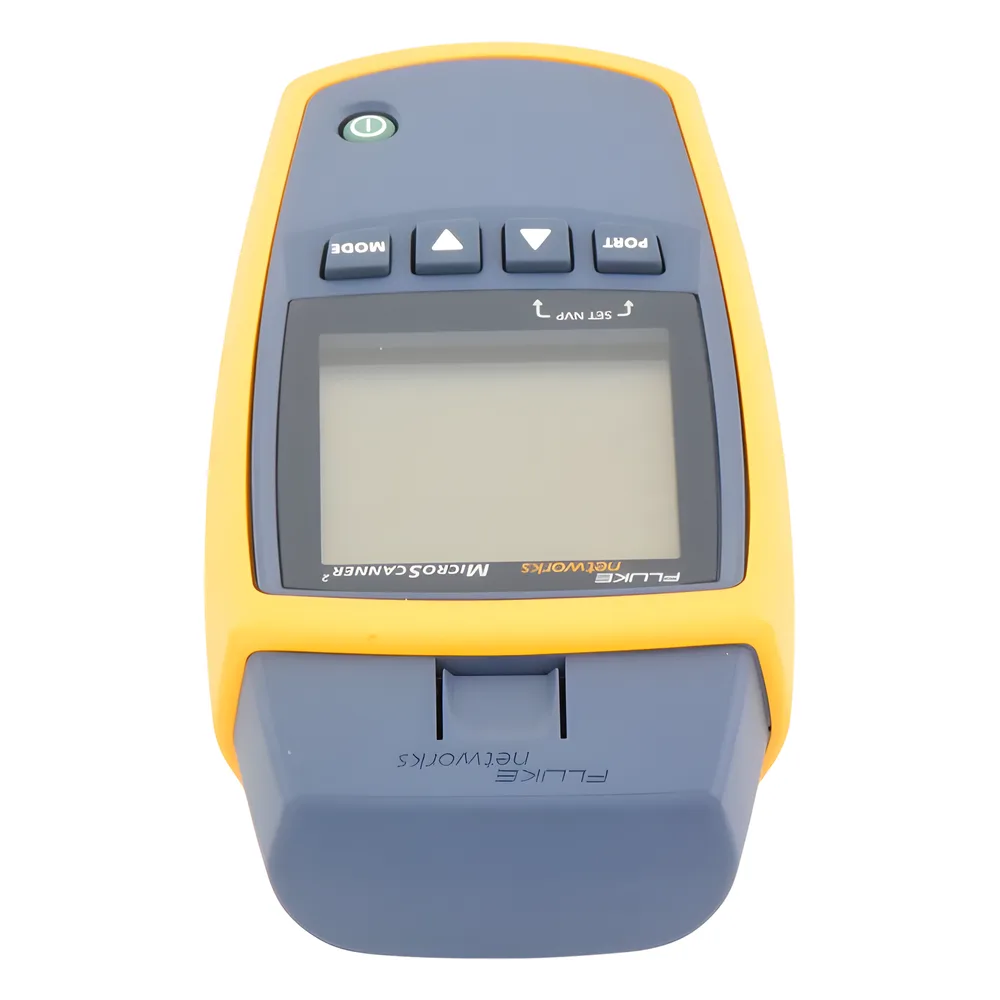 Verificador de Red MicroScanner2, para Comprobación de Redes de Voz, Datos y Video, con Pantalla LCD Retroiluminada – vista 3
