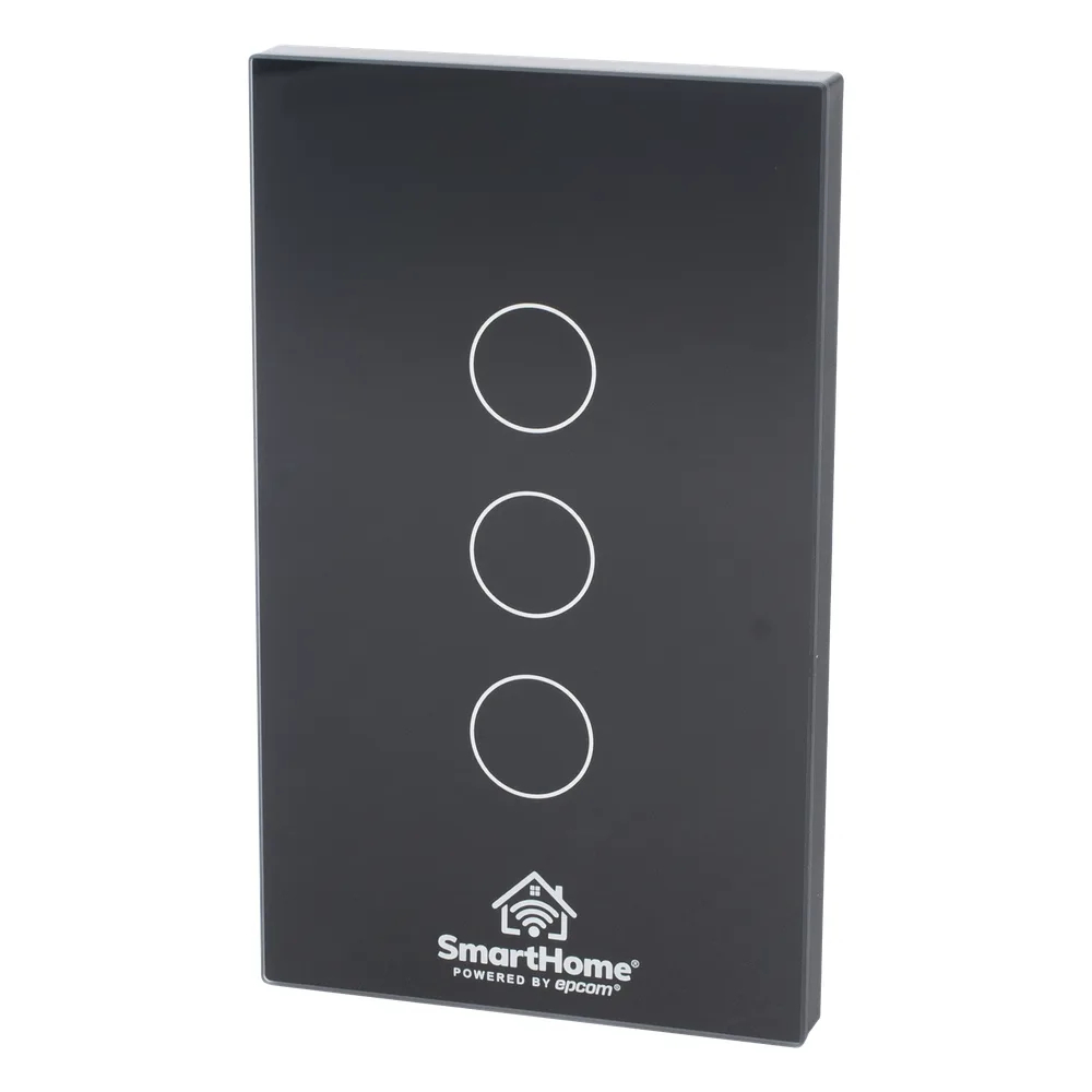 (Wifi) Apagador switch inalámbrico WIFI, control de 3 regresos de carga, 110V – vista 3