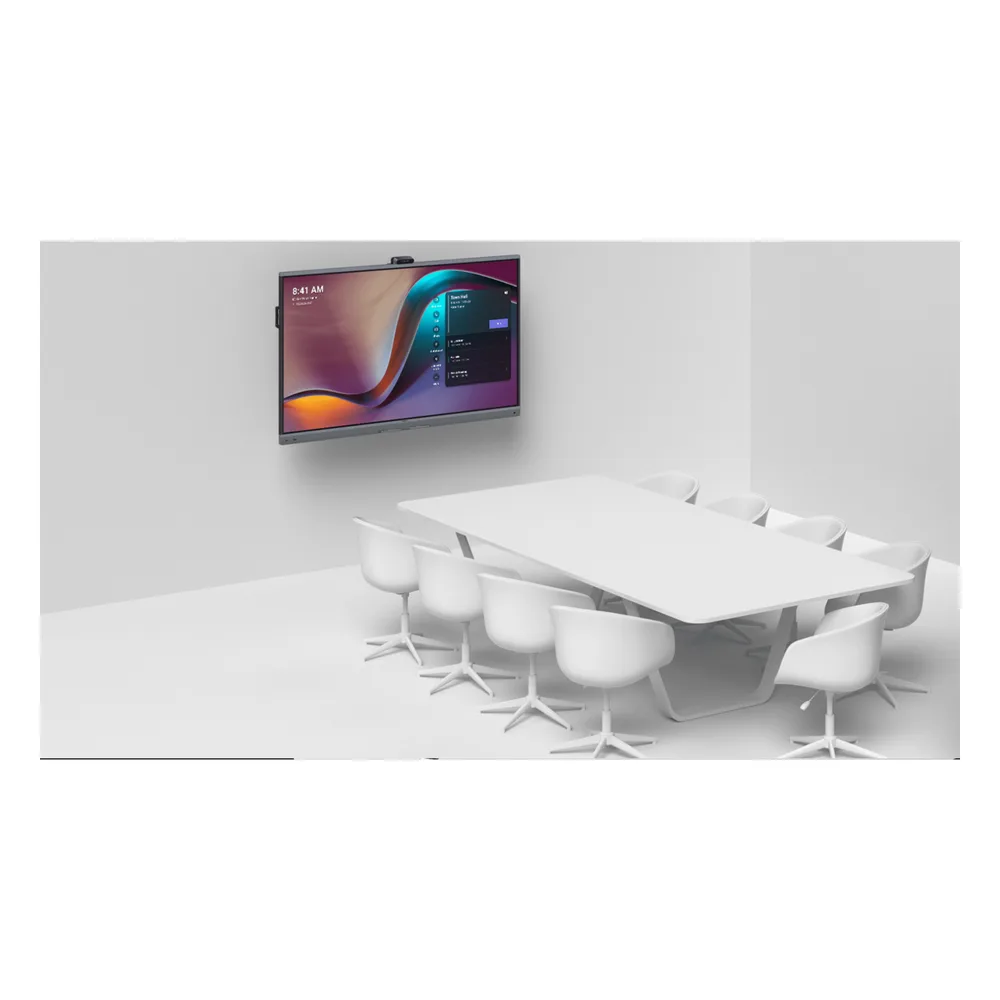 Yealink MeetingBoard 75 Pro, Centro de Colaboración Inteligente con IA, 4K UHD, Android 13, Micrófonos Integrados y Cámara Ultra Gran Angular – vista 5