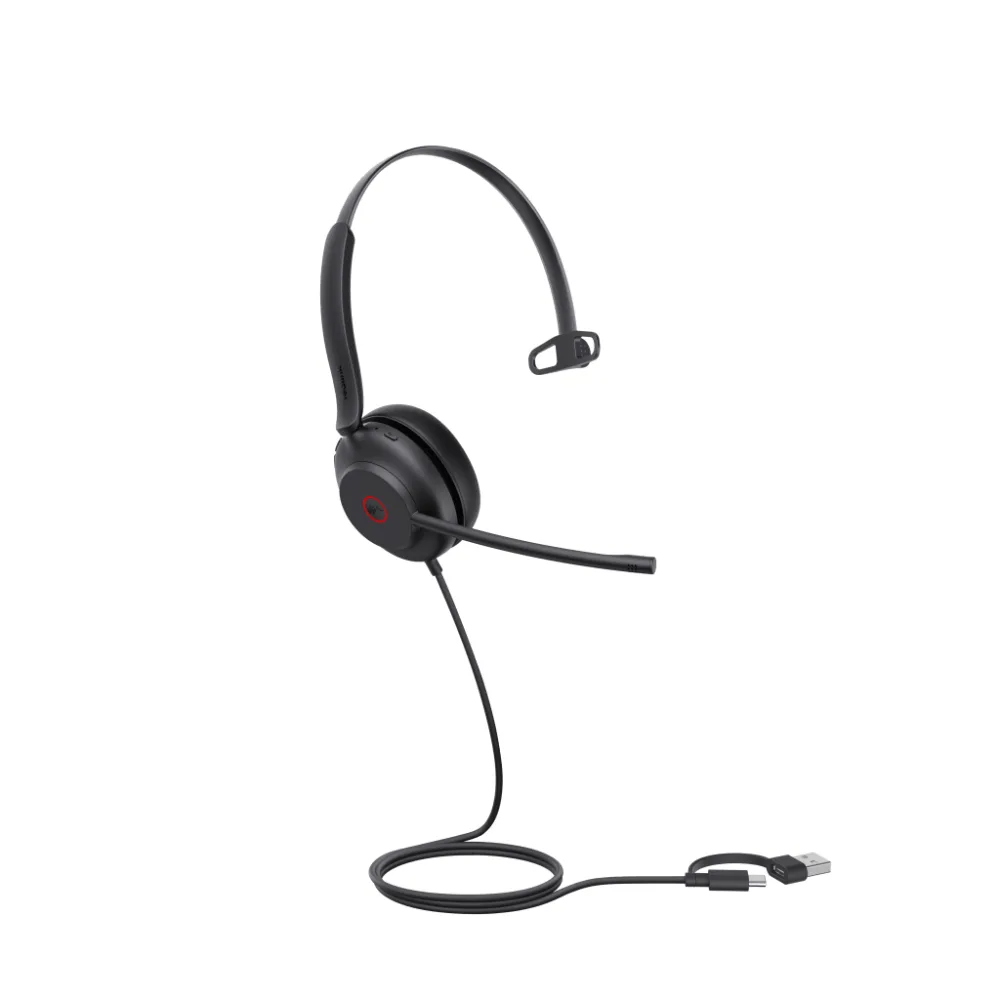 Yealink UH35 Mono, versión Microsoft Teams, cancelación de ruido USB-C/A con indicador de ocupado – vista 2