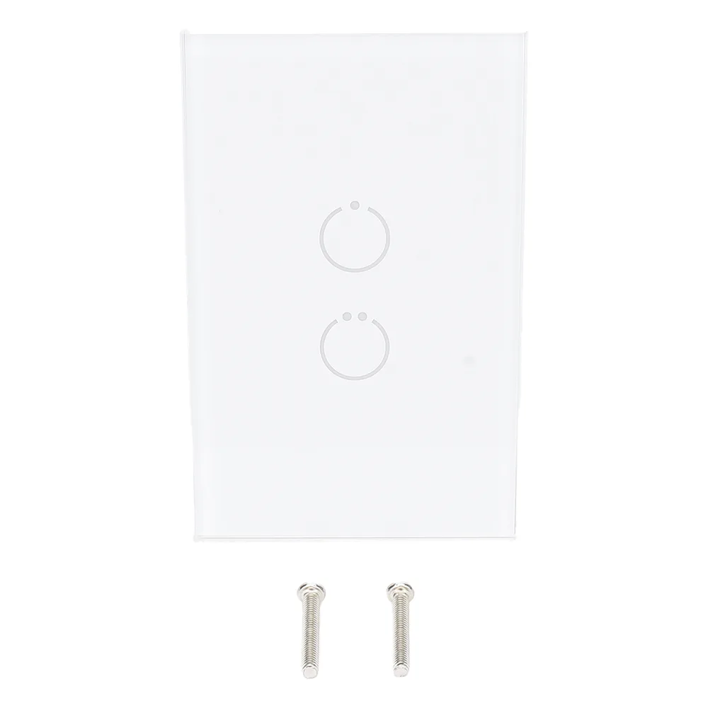 (ZWAVE) Interruptor On/Off panel táctil touch inalámbrico Zwave Plus 2 botones. Compatible con Hubitat HC8, Álula  M2M, otro – vista 3